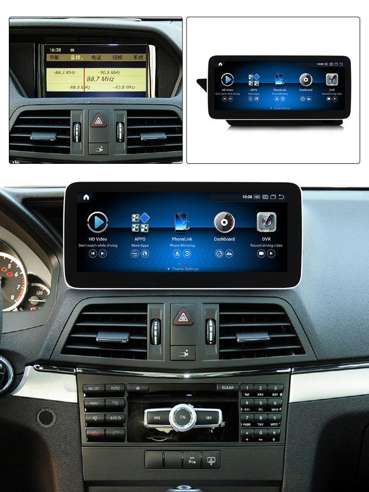 Apple CarPlay & Android Auto Android Screen Upgrade - Mercedes Benz E Class Coupe C207 A207