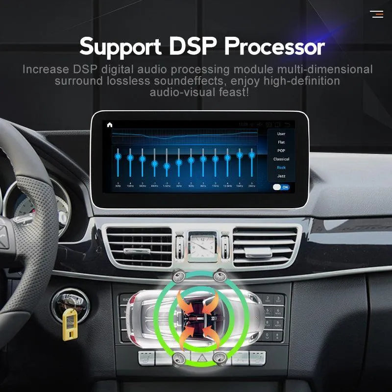 Apple CarPlay & Android Auto Android Screen Upgrade - Mercedes Benz E Class sedan W211 W212