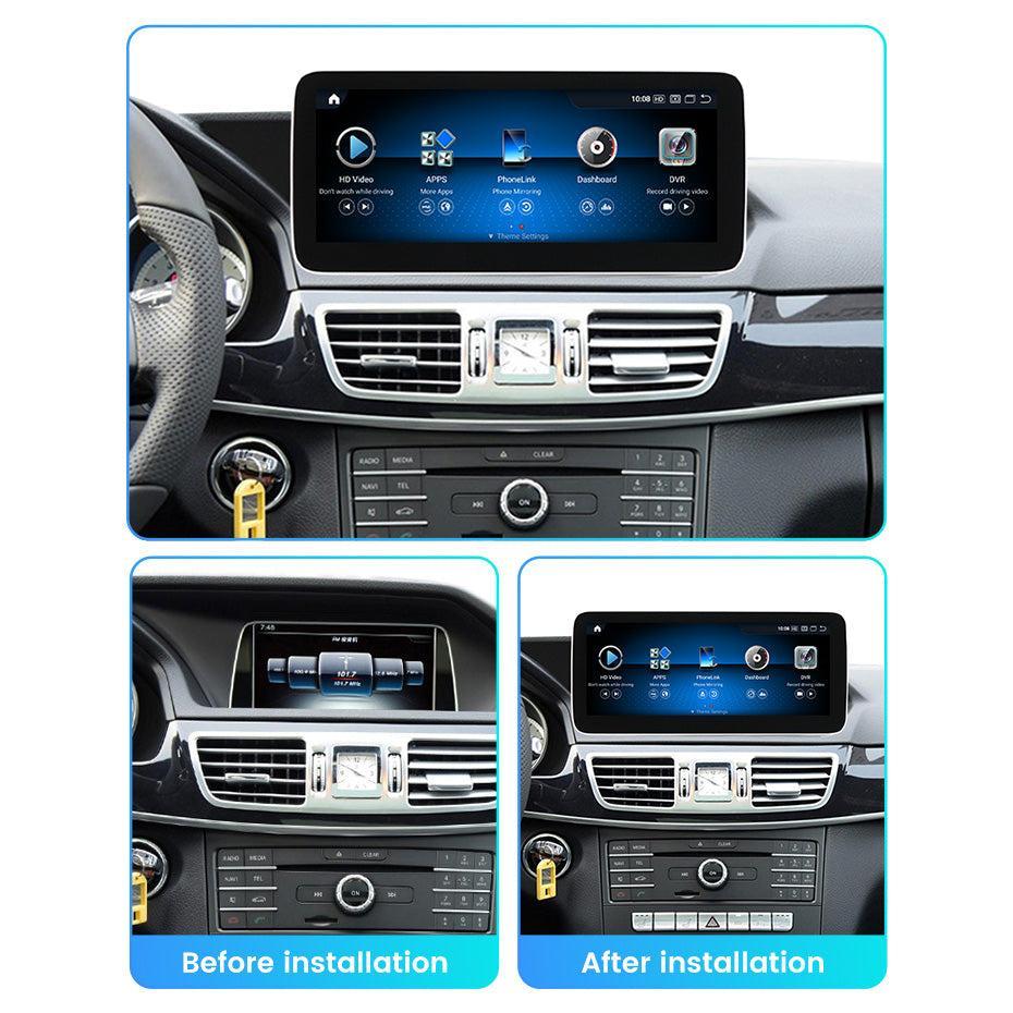 Apple CarPlay & Android Auto Android Screen Upgrade - Mercedes Benz E Class sedan W211 W212
