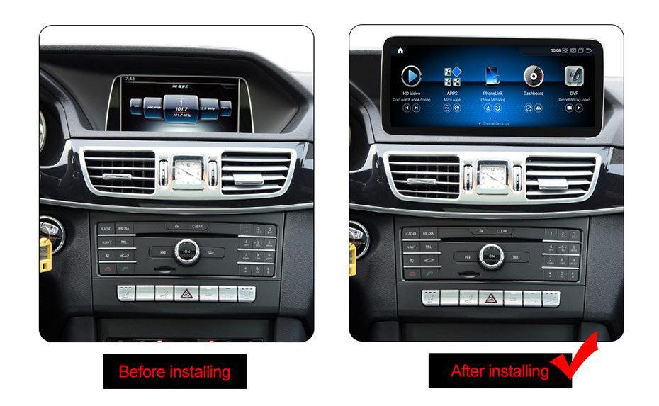 Apple CarPlay & Android Auto Android Screen Upgrade - Mercedes Benz E Class sedan W211 W212