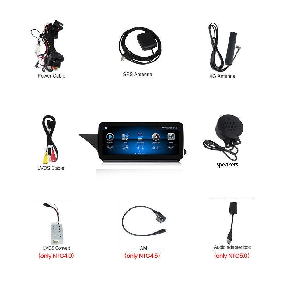 Apple CarPlay & Android Auto Android Screen Upgrade - Mercedes Benz E Class sedan W211 W212