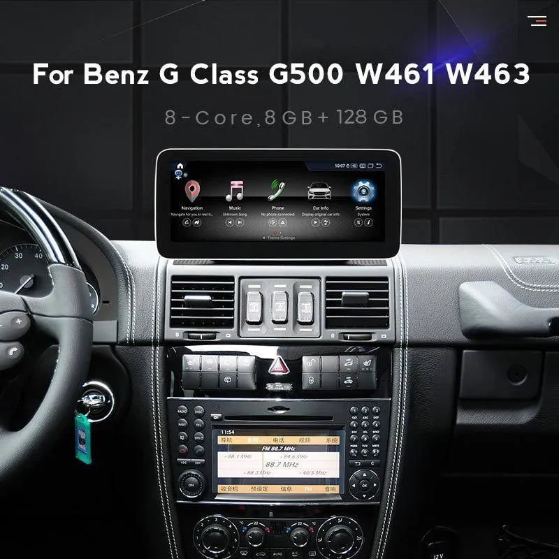 Apple CarPlay & Android Auto Android Screen Upgrade - Mercedes Benz G Class W461 & W463