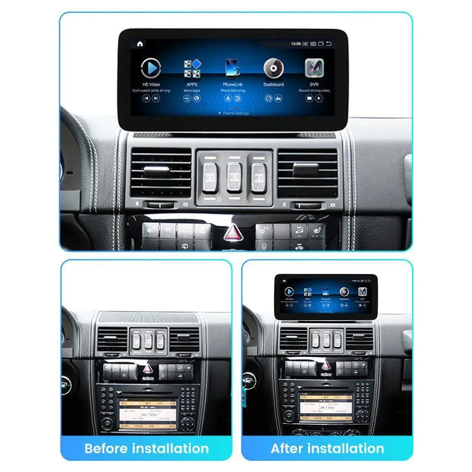 Apple CarPlay & Android Auto Android Screen Upgrade - Mercedes Benz G Class W461 & W463