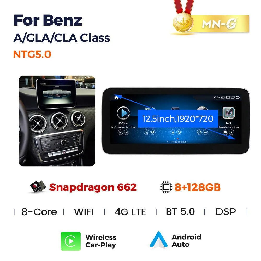 Apple CarPlay & Android Auto Android Screen Upgrade - Mercedes Benz CLA-Class C117