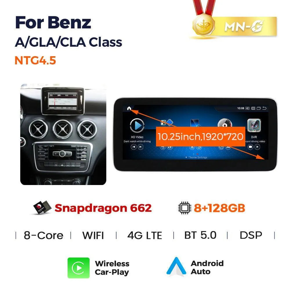 Apple CarPlay & Android Auto Android Screen Upgrade - Mercedes Benz CLA-Class C117