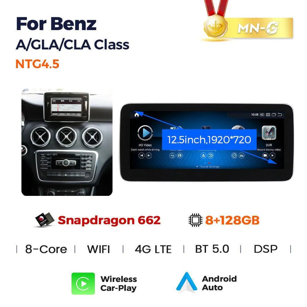 Apple CarPlay & Android Auto Android Screen Upgrade - Mercedes Benz CLA-Class C117