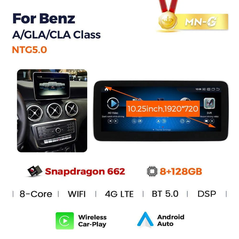 Apple CarPlay & Android Auto Android Screen Upgrade - Mercedes Benz CLA-Class C117