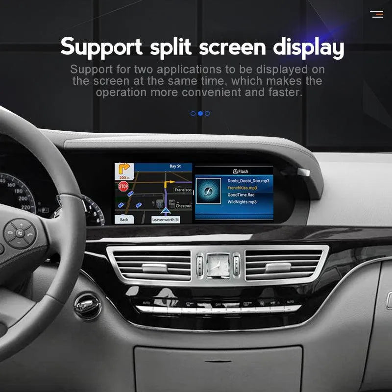 Apple CarPlay & Android Auto Android Screen Upgrade - Mercedes Benz S Class W221