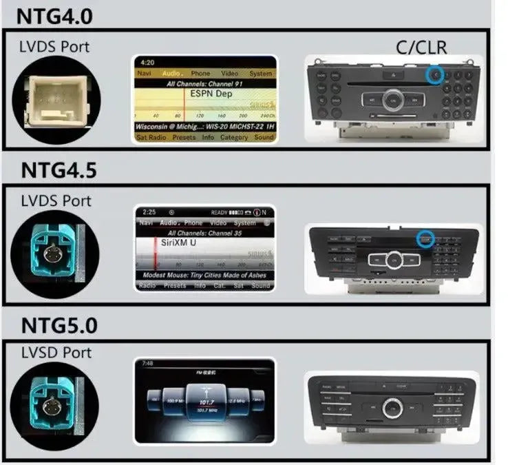 Apple Carplay & Android Auto Retrofit - Mercedes Benz