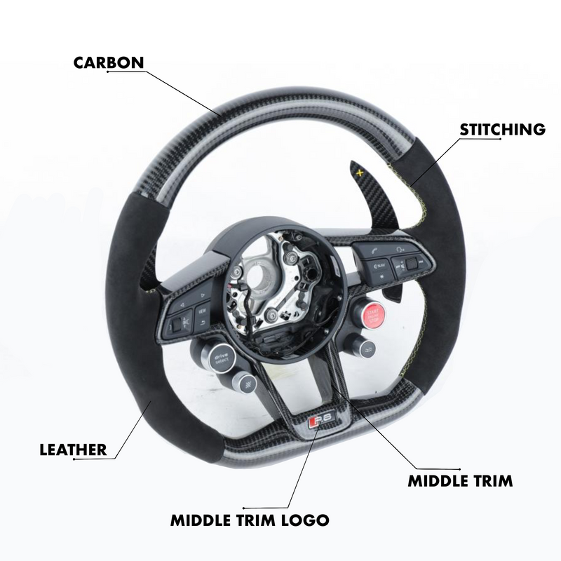 Audi R8 / TTRS Style - Full Custom Steering Wheel