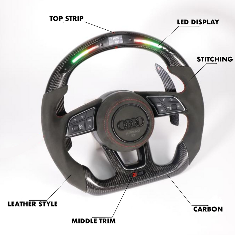 Audi RS Style - Full Custom Steering Wheel