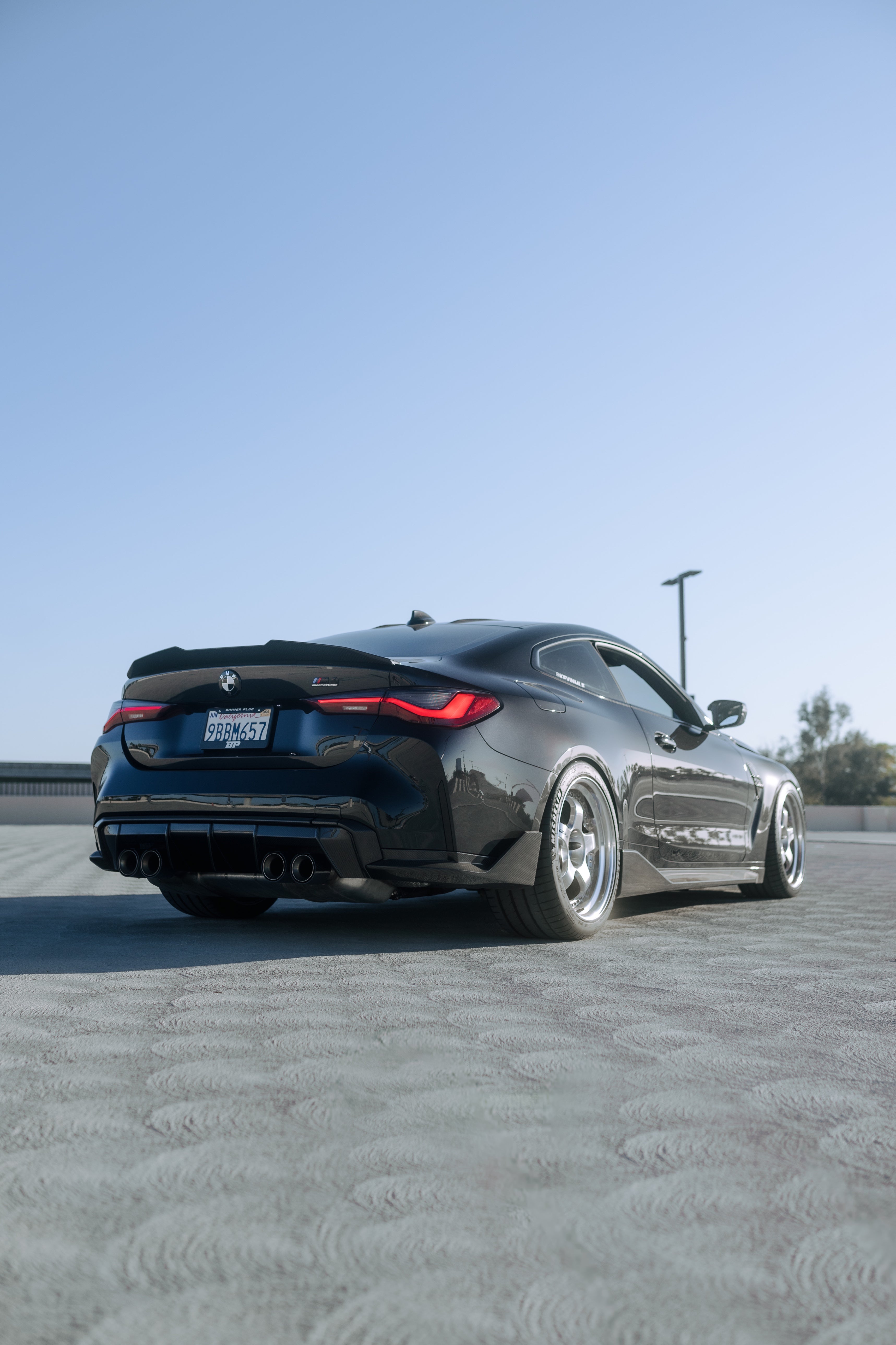 BMW G8X M3/M4 Carbon Fiber Rear Canard Splitters