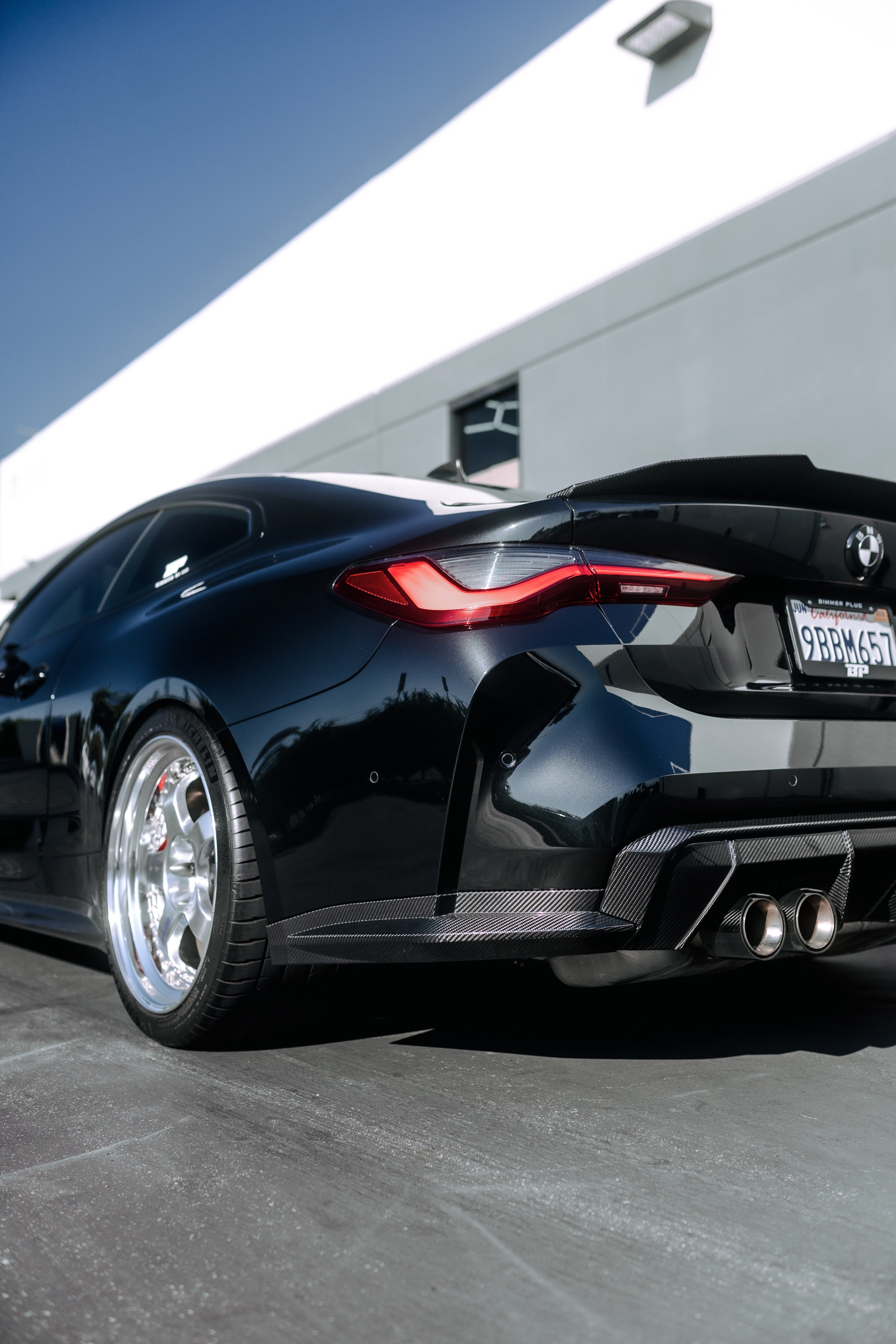 BMW G8X M3/M4 Carbon Fiber Rear Canard Splitters