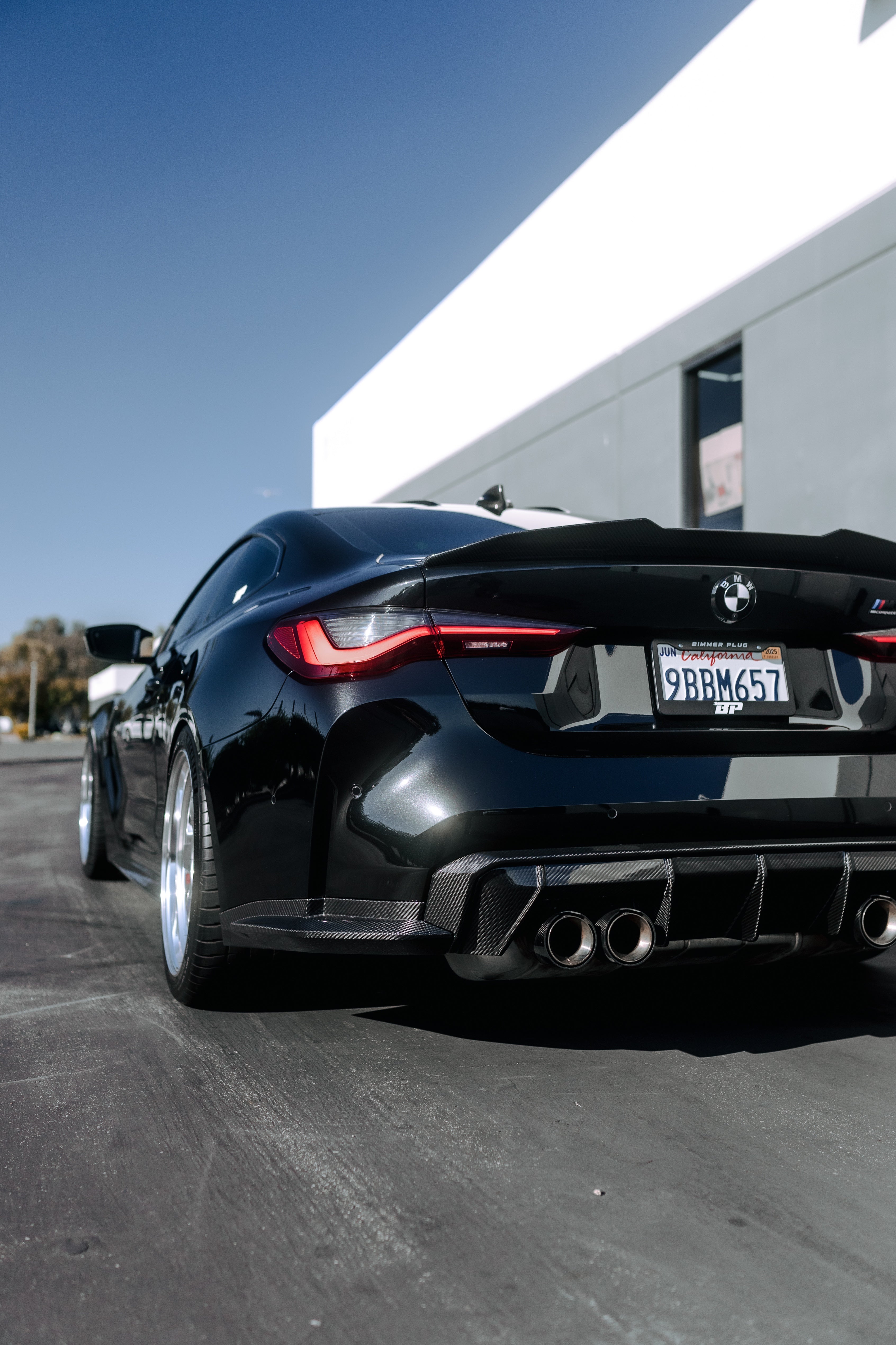 BMW G8X M3/M4 Carbon Fiber Rear Canard Splitters