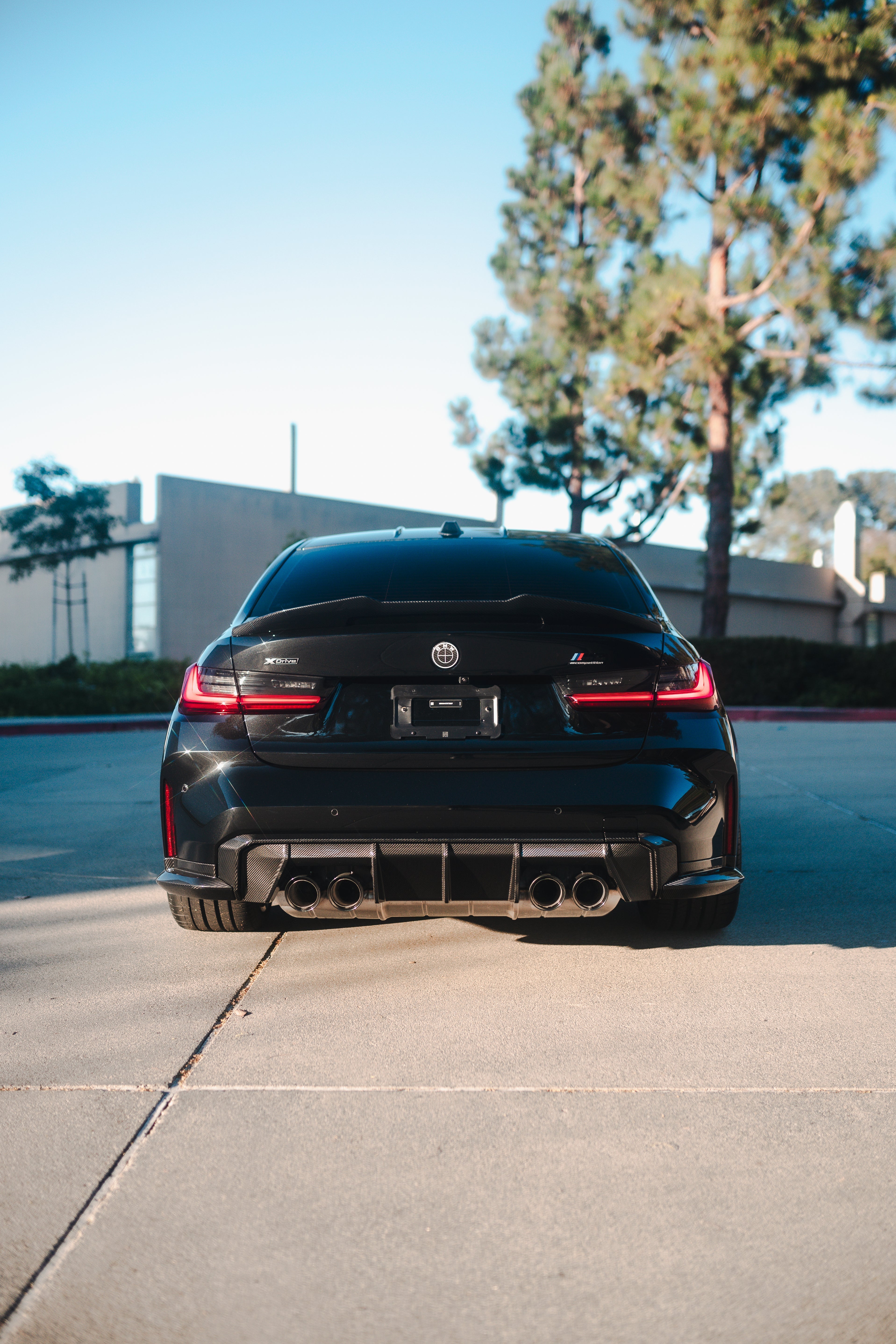 BMW G8X M3/M4 Carbon Fiber Rear Canard Splitters