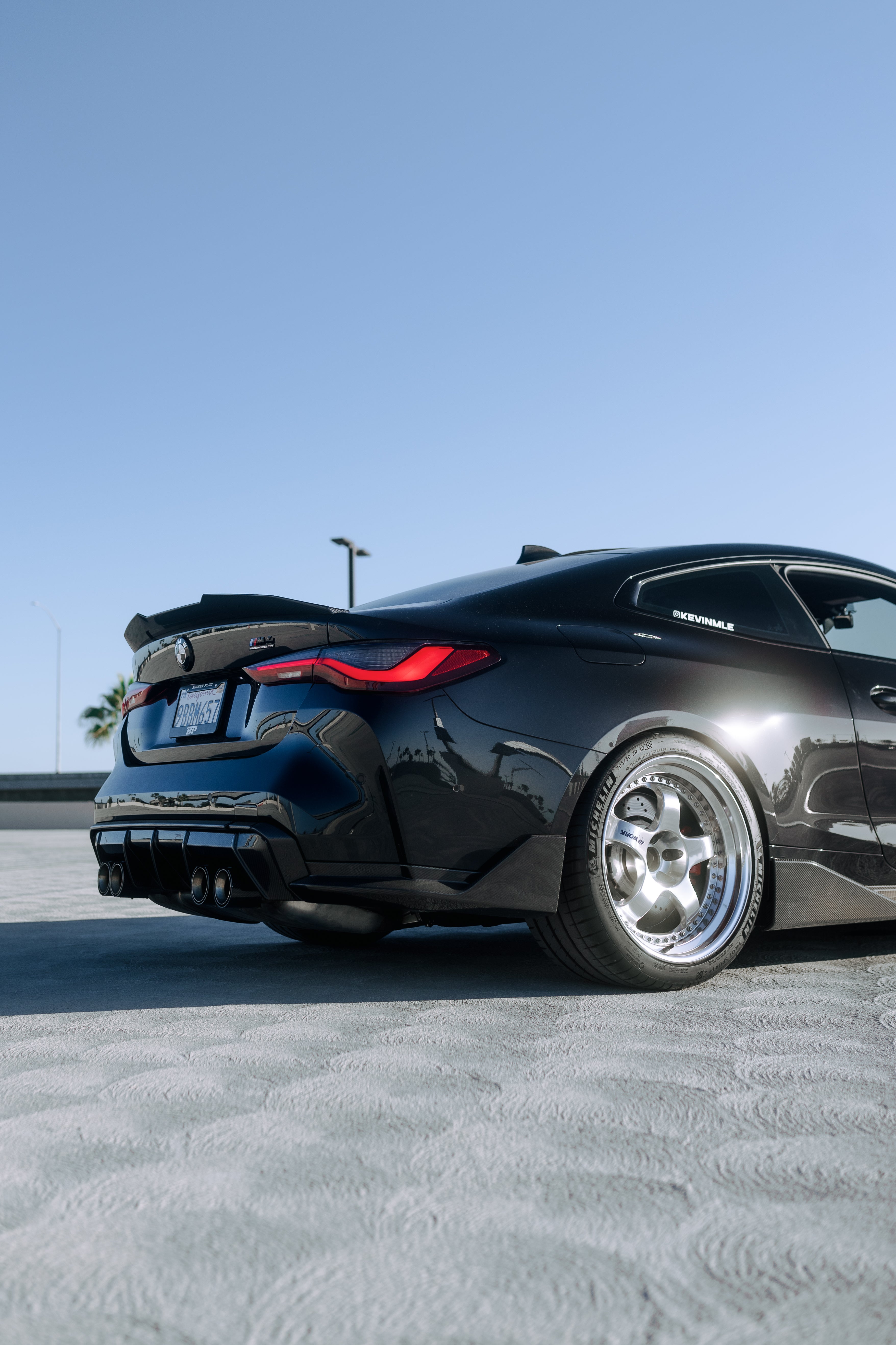 BMW G8X M3/M4 Carbon Fiber Rear Canard Splitters