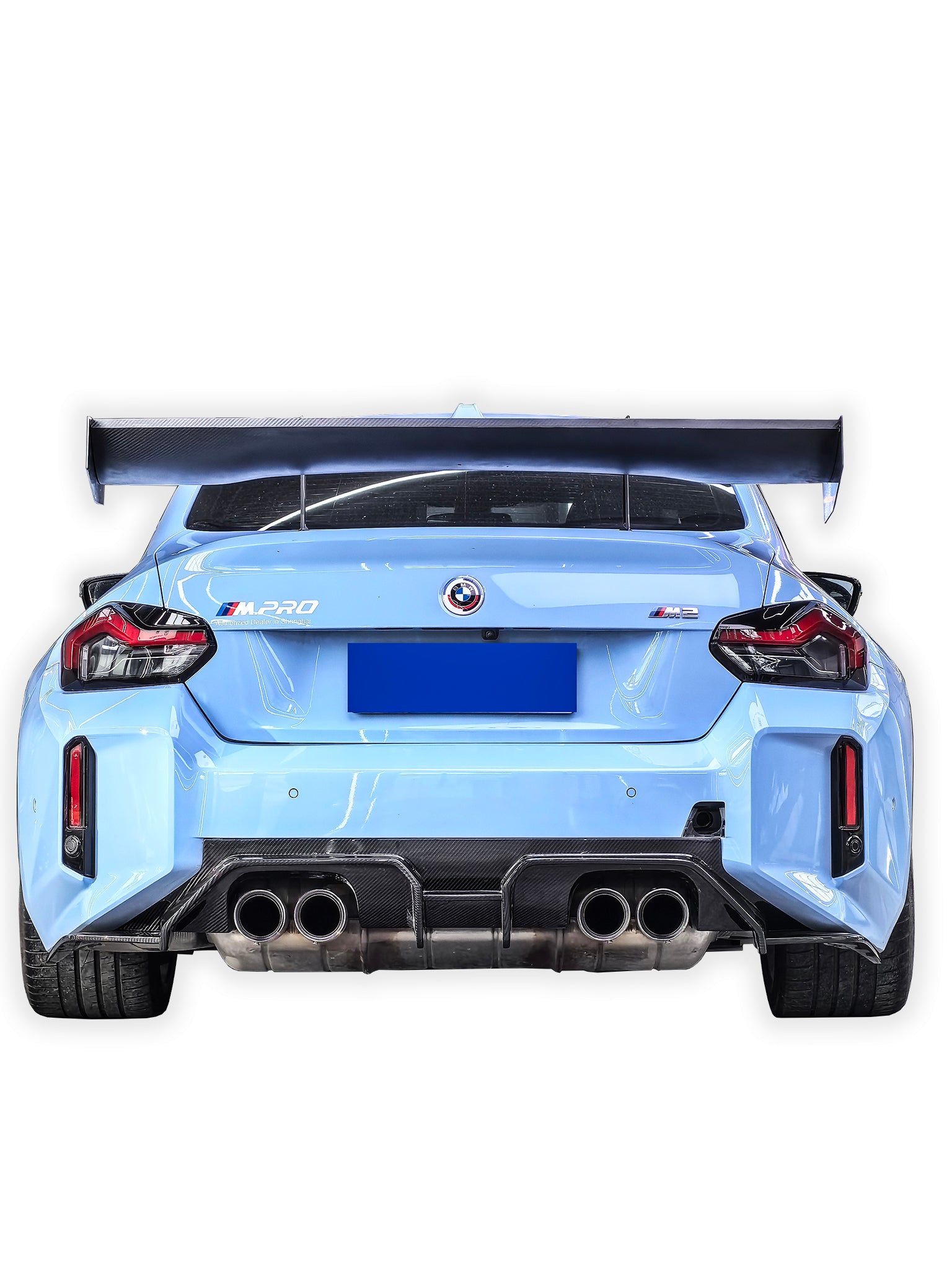 BP Design Carbon Fiber Rear Diffuser V2 - BMW G87 M2