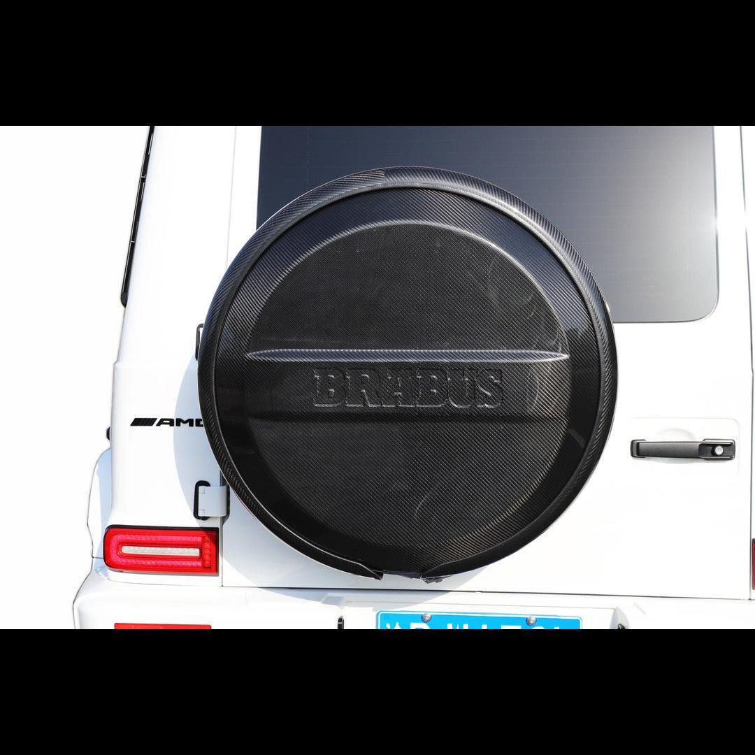 BRB G800 Style Carbon Fiber Spare Wheel Cover - G Wagon W464 G350 & G500 & G63