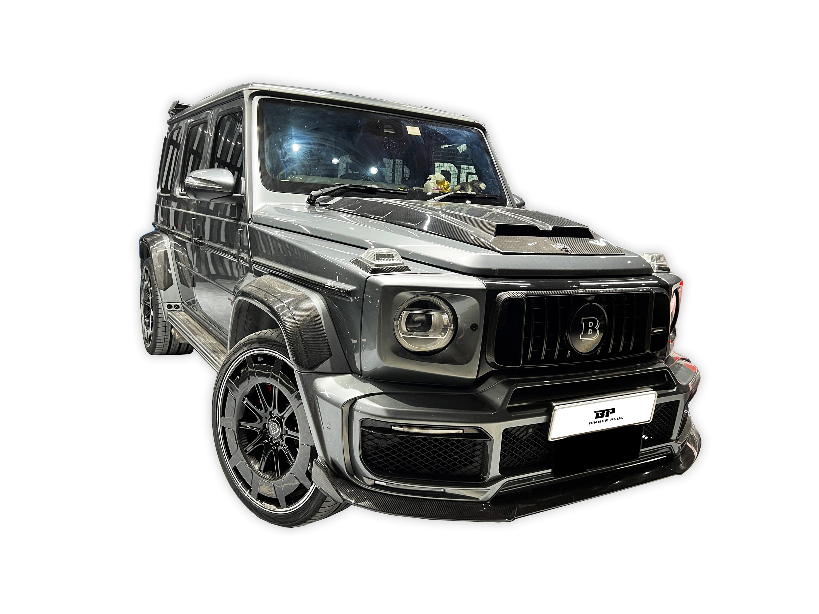 BRB G900 Style Carbon Fiber Front Lip - G Wagon W464 G350 & G500 & G63