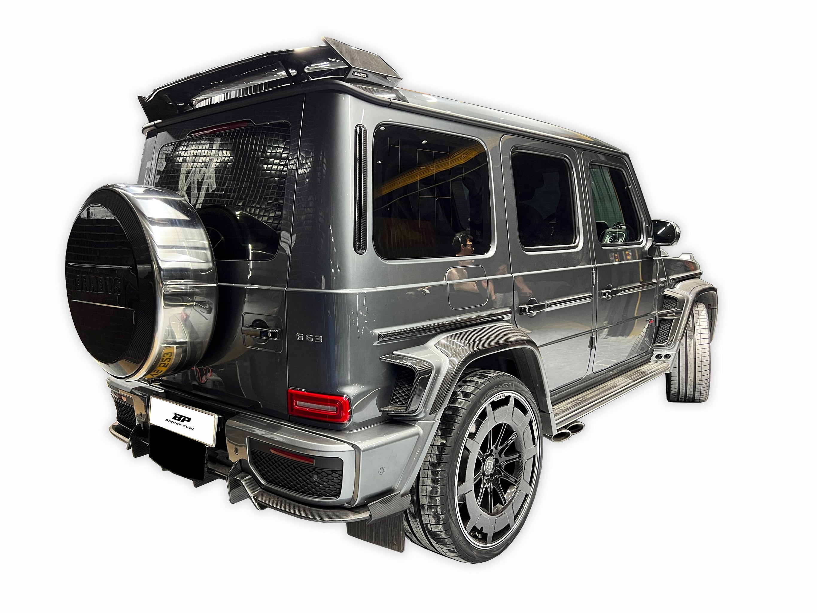 BRB G900 Style Carbon Fiber Rear Diffuser - G Wagon W464 G350 & G500 & G63