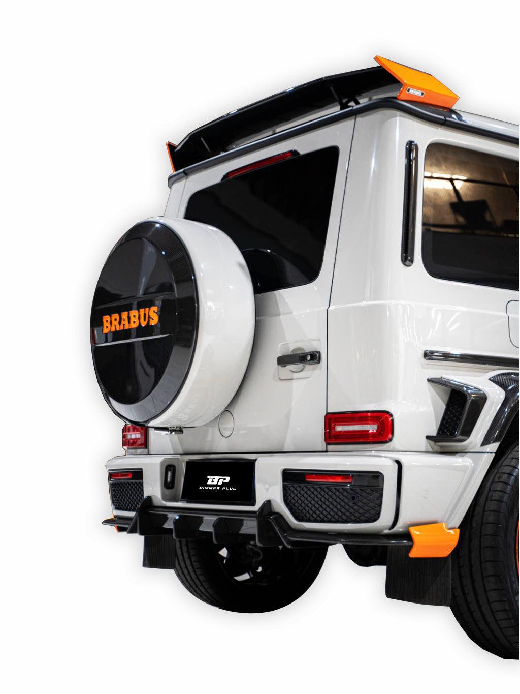 BRB G900 Style Carbon Fiber Spare Wheel Cover - G Wagon W464 G350 & G500 & G63