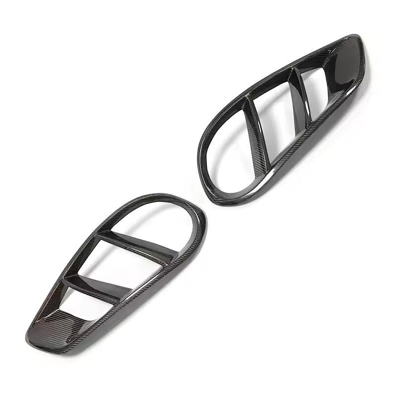 BRS Style Carbon Fiber Front Air Vent Trims - Mercedes Benz W205 C Class