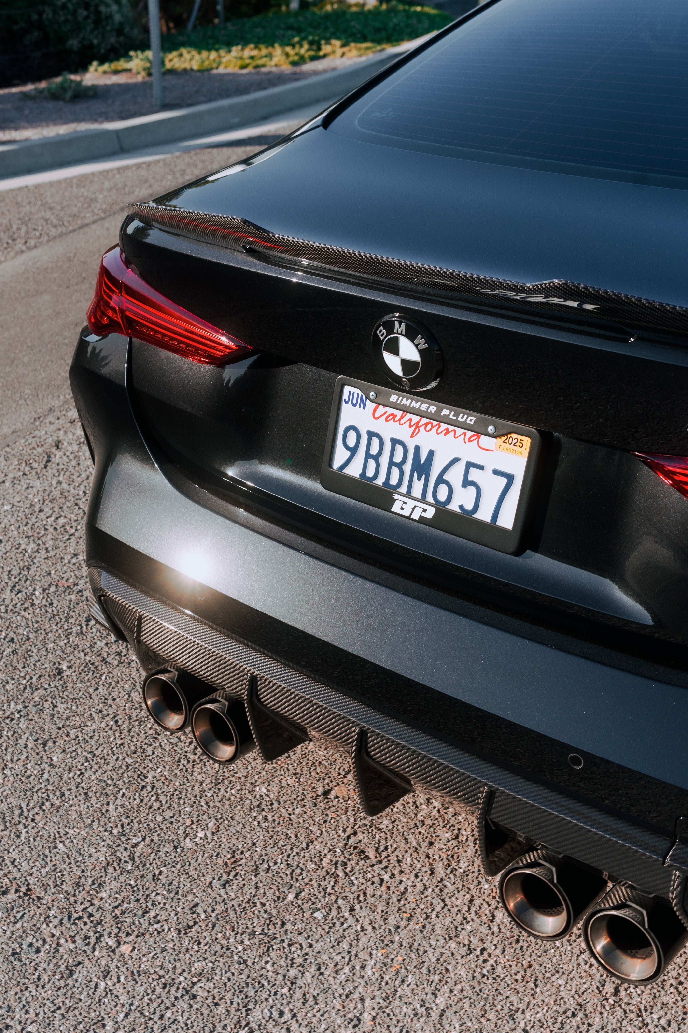 Bimmer Plug License Plate Frame