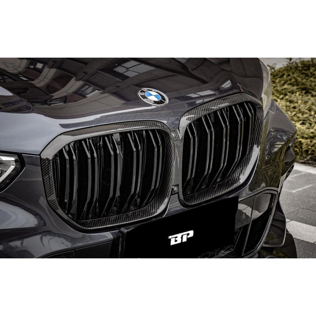 Double Slat Carbon Fiber Front Grille - BMW G05 X5