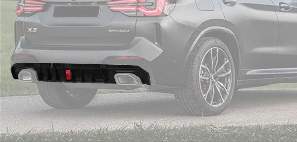 CP Style ABS Rear Diffuser with Brake Light - BMW G01 X3 LCI