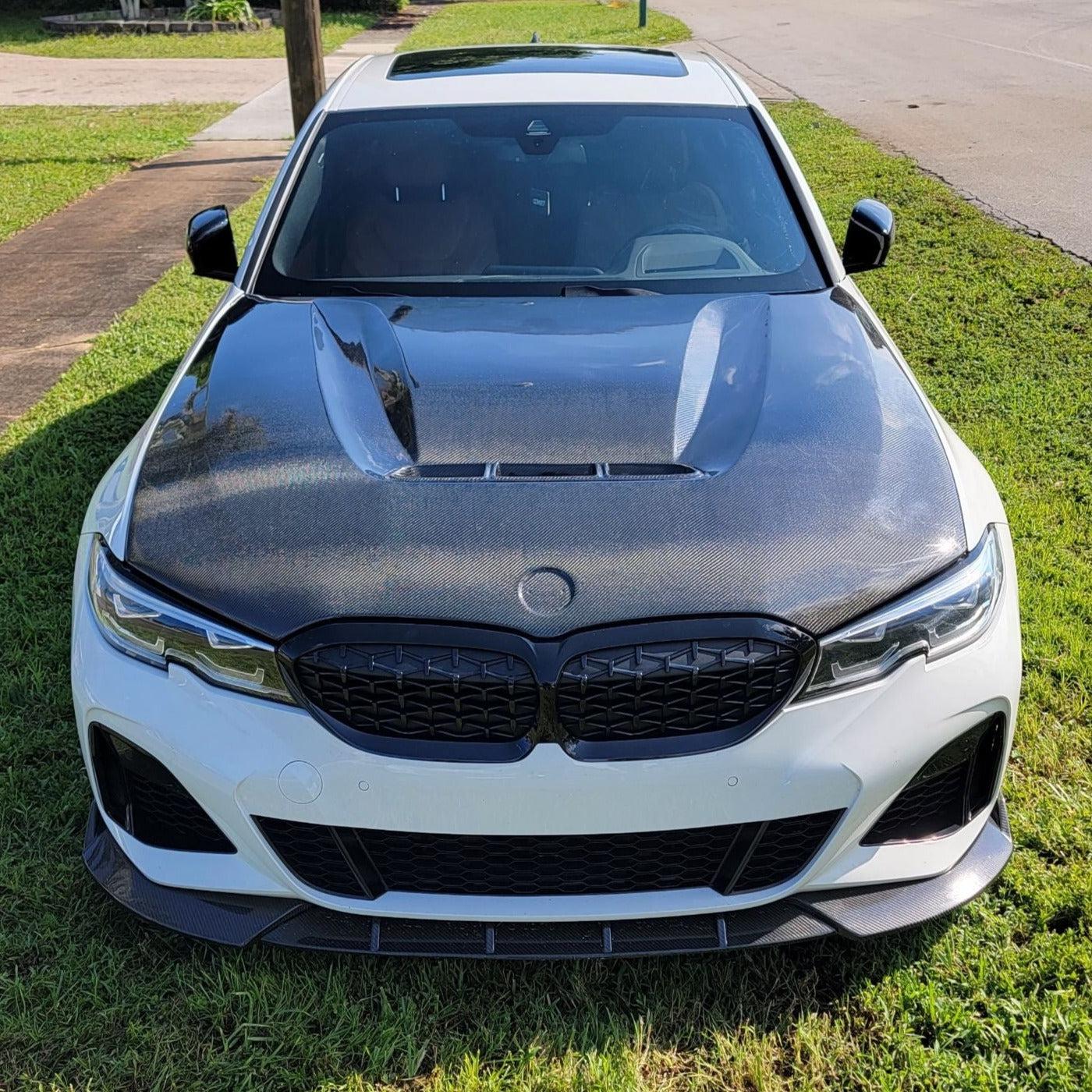 CS Style Carbon Fiber Front Hood - BMW G20 3 Series