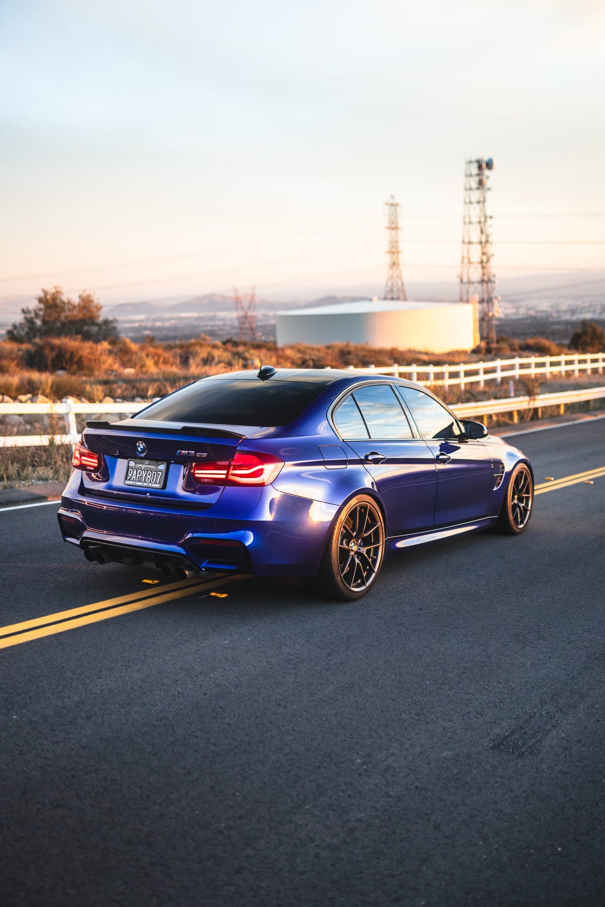 CS Style Carbon Fiber Trunk Spoiler - BMW F80 M3 & F30 3 Series