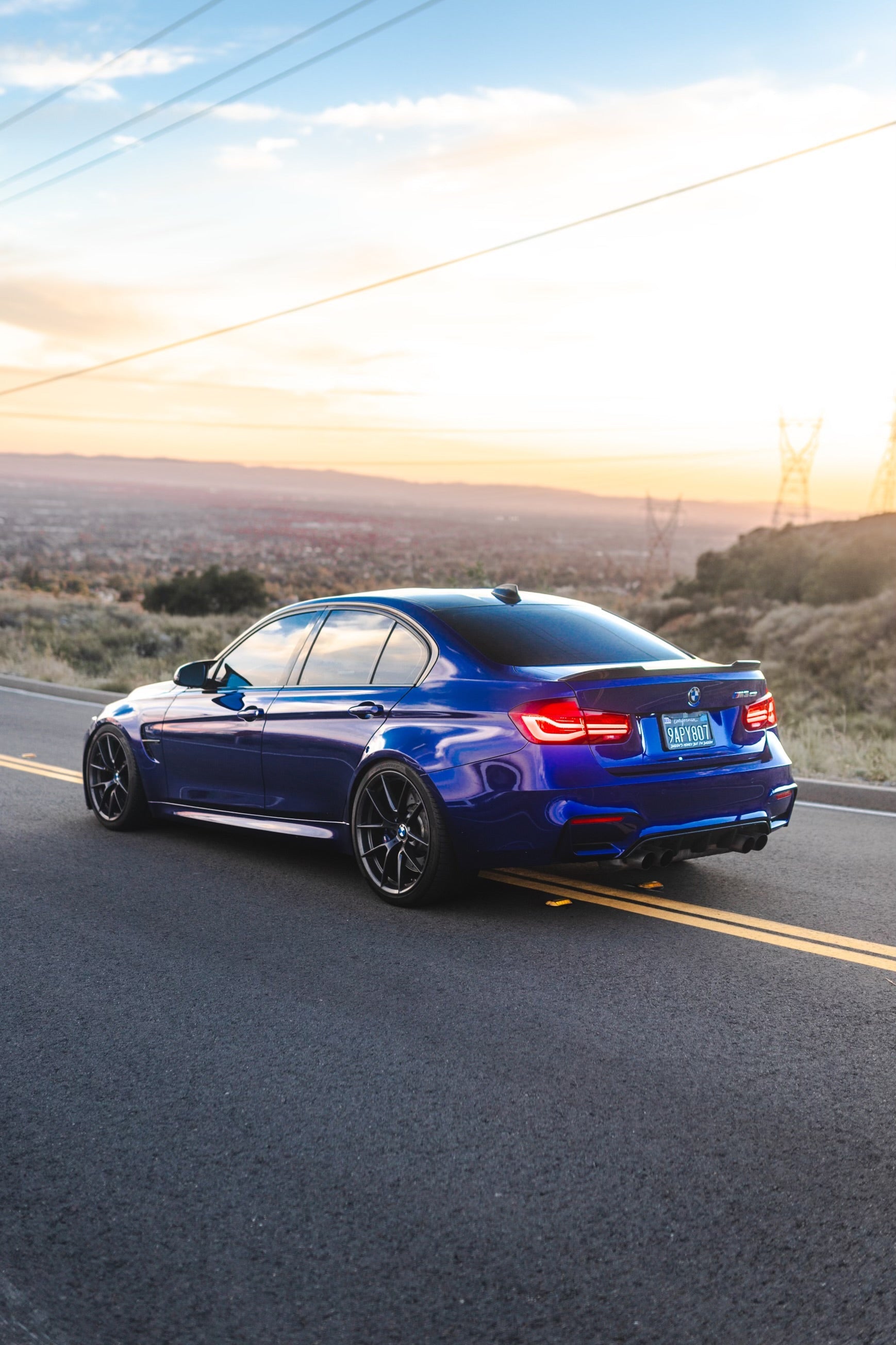 CS Style Carbon Fiber Trunk Spoiler - BMW F80 M3 & F30 3 Series