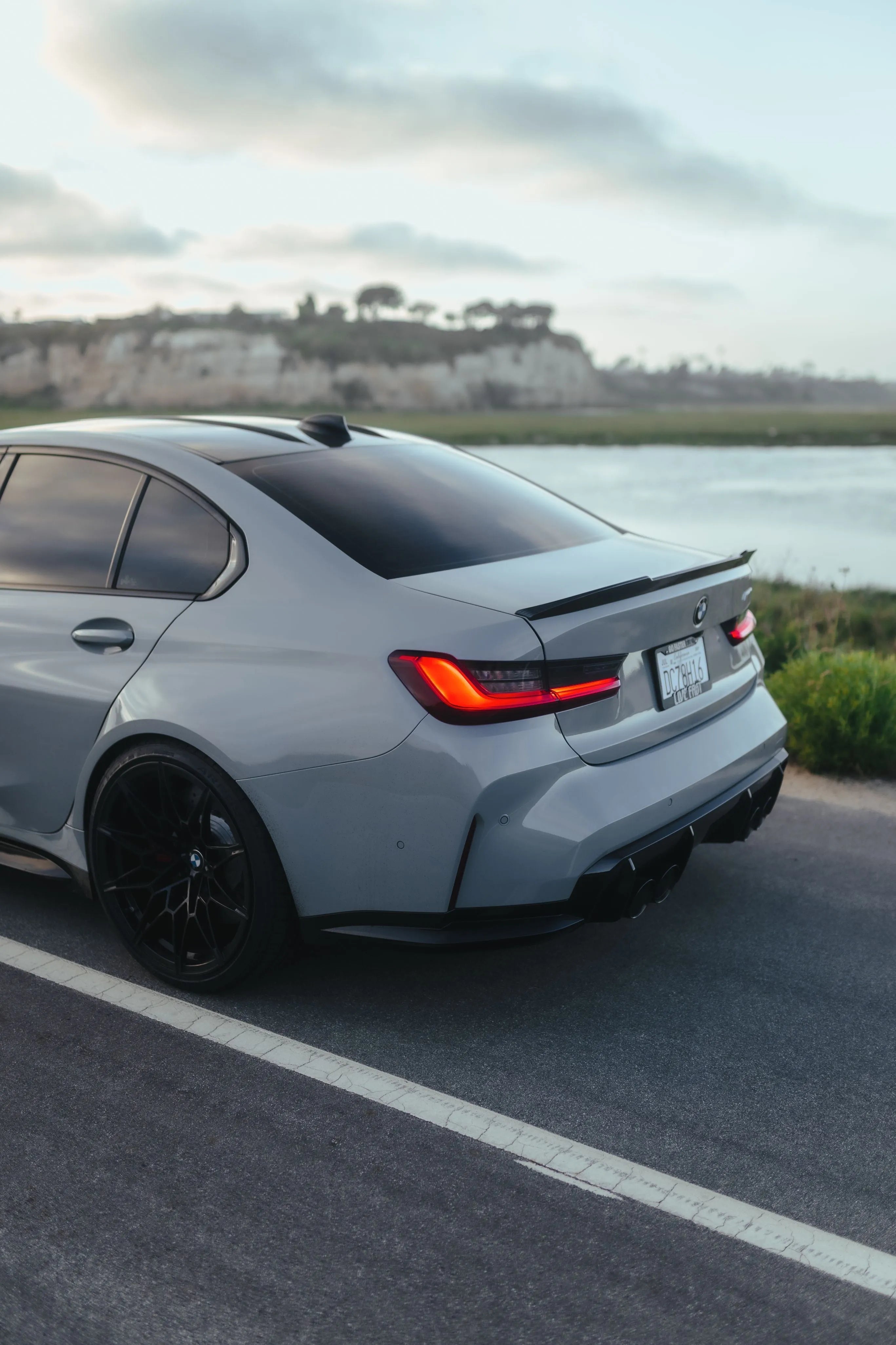 CS Style Carbon Fiber Trunk Spoiler - BMW G80 M3 & G20 3 Series