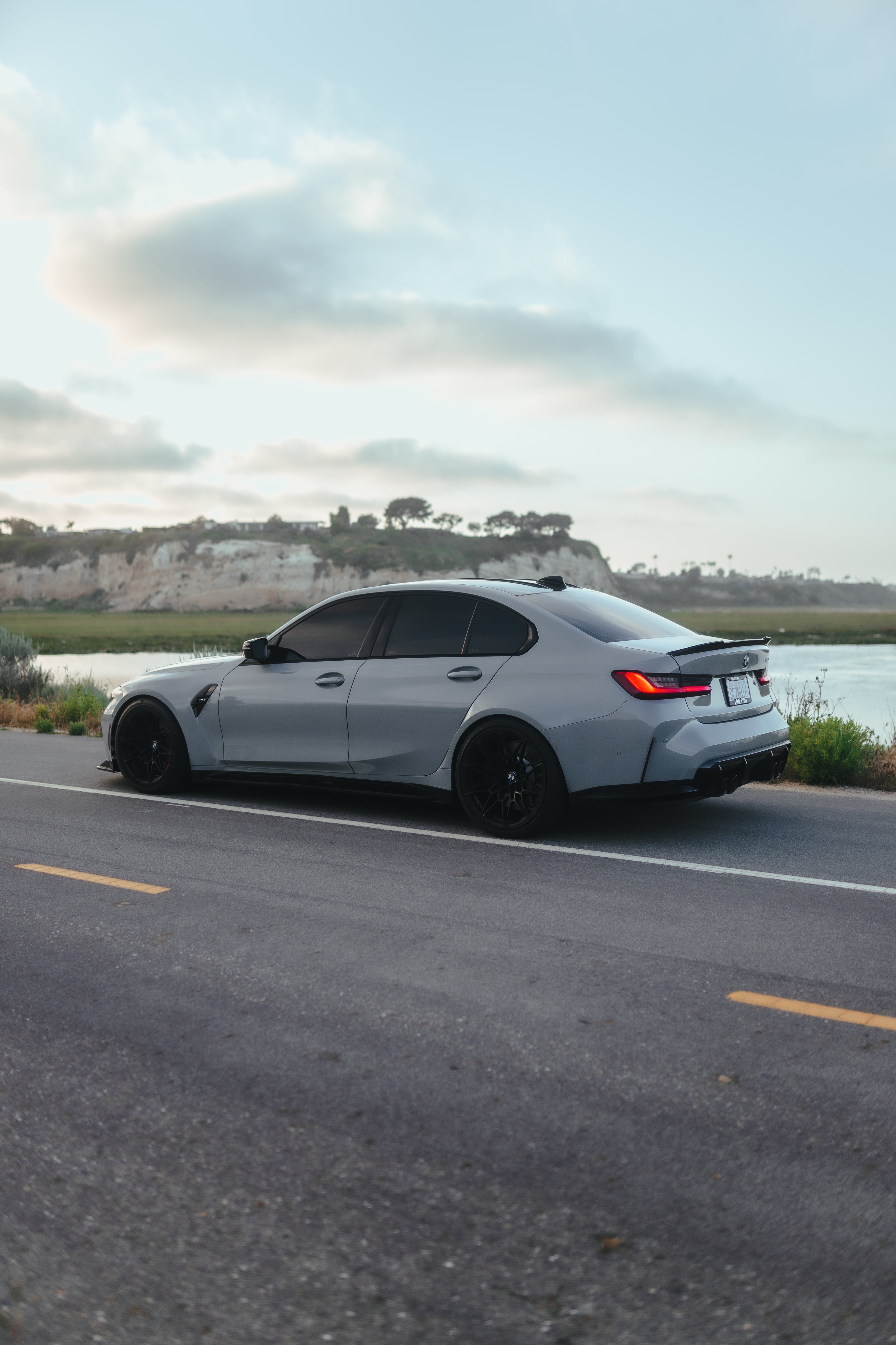 CS Style Carbon Fiber Trunk Spoiler - BMW G80 M3 & G20 3 Series