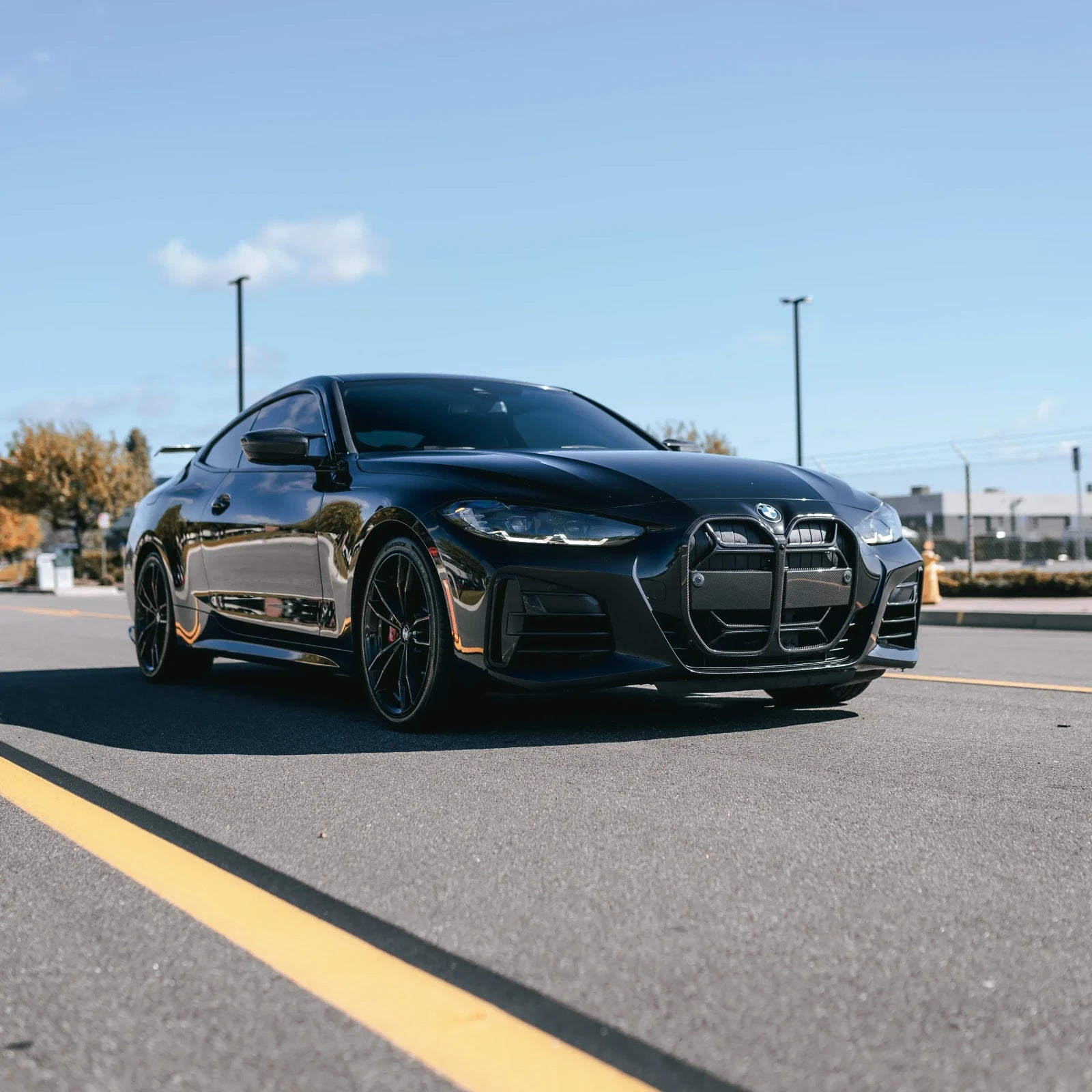 CSL Style Carbon Fiber Front Grille - BMW G22/G23/G26 4 Series