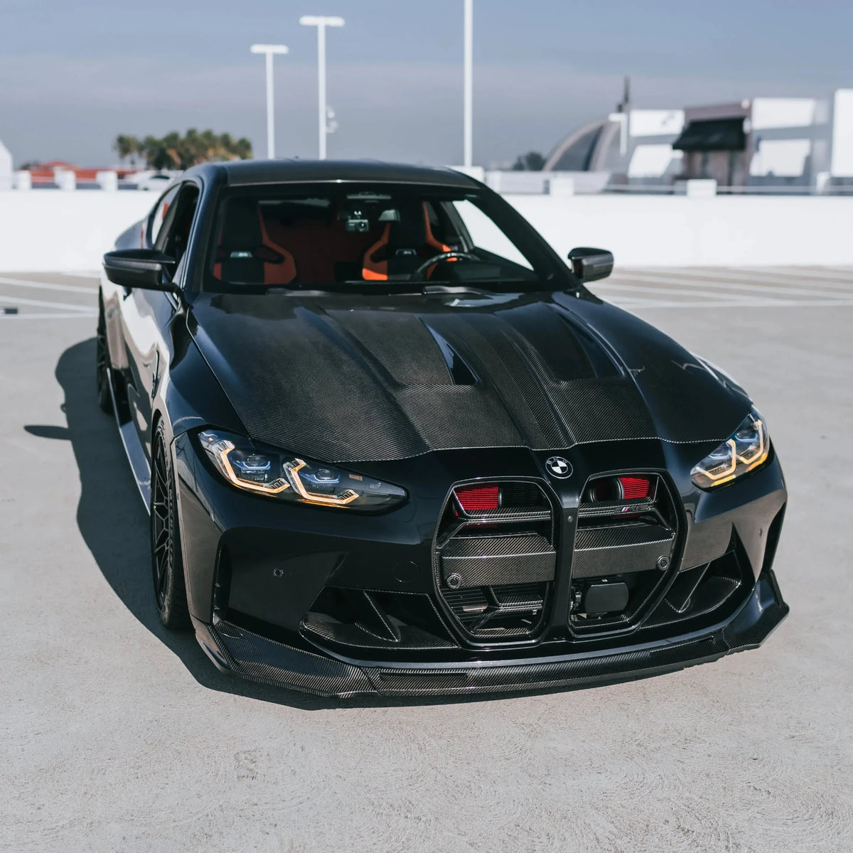 CSL Style Carbon Fiber Front Grilles - BMW G80 M3 & G82/G83 M4