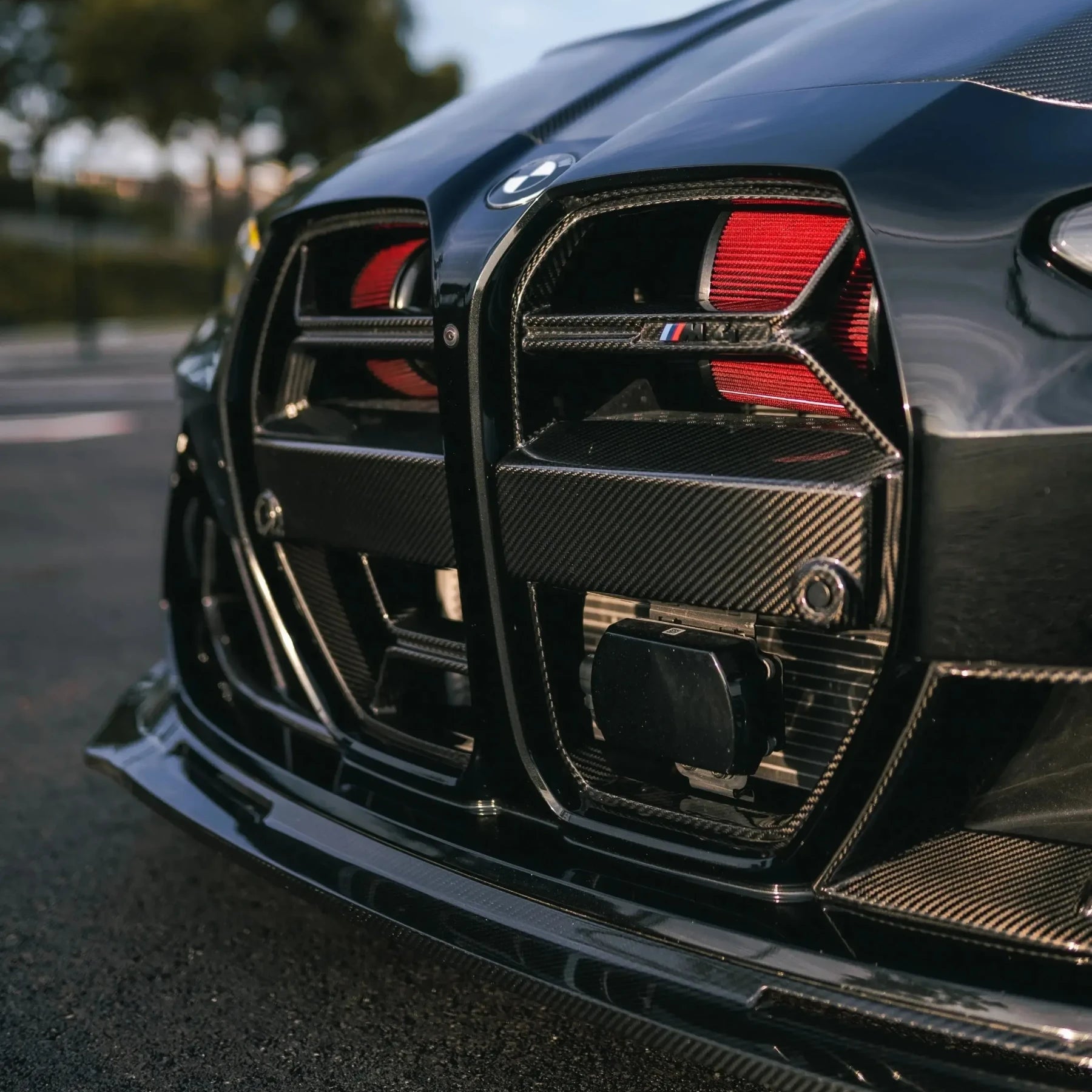 CSL Style Carbon Fiber Front Grilles - BMW G80 M3 & G82/G83 M4