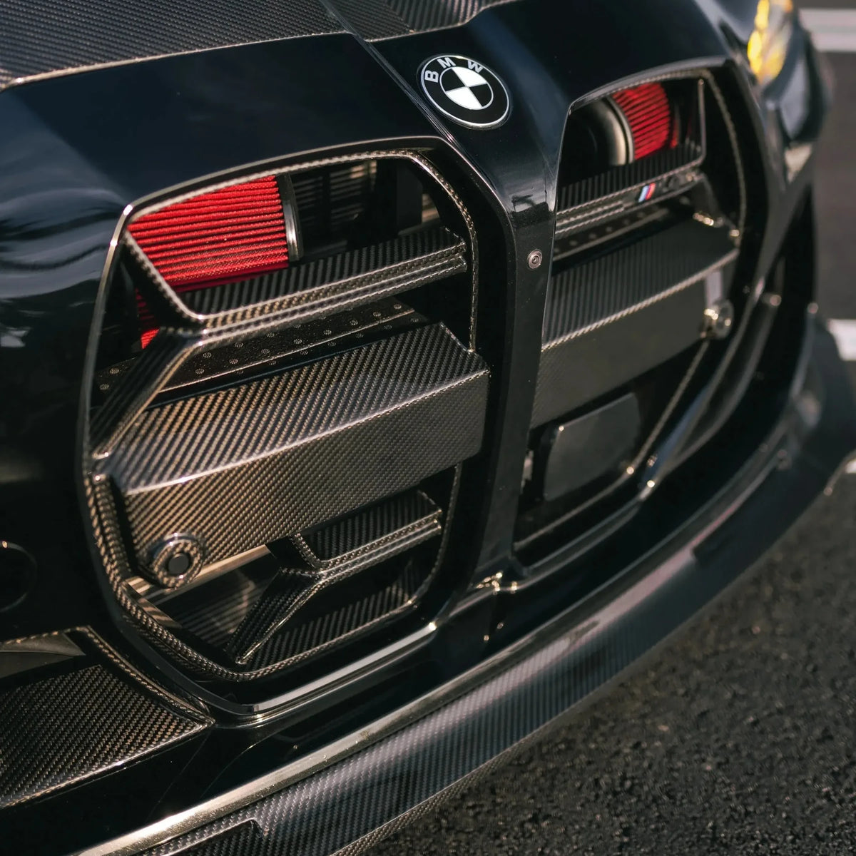 CSL Style Carbon Fiber Front Grilles - BMW G80 M3 & G82/G83 M4