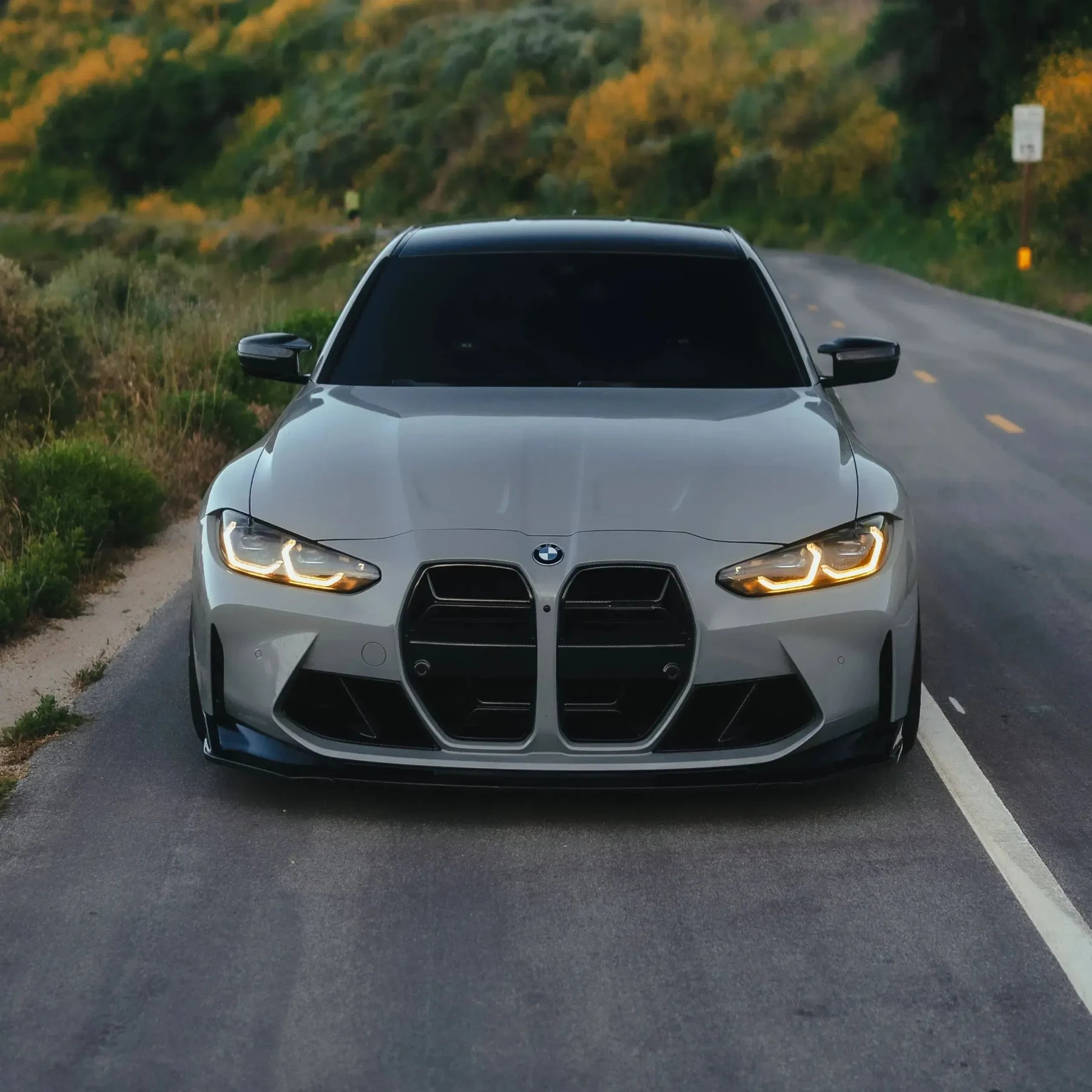 CSL Style Carbon Fiber Front Grilles - BMW G80 M3 & G82/G83 M4