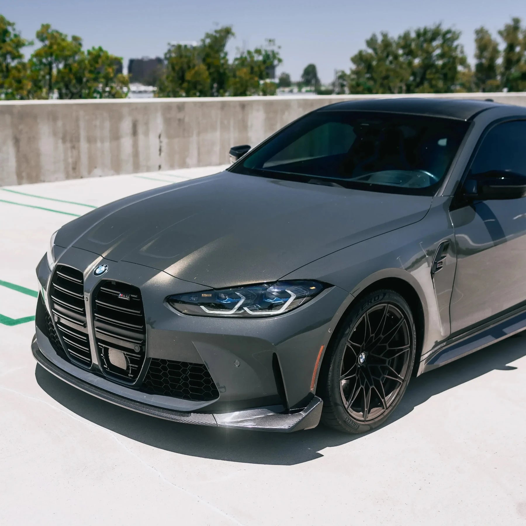 CSL Style Carbon Fiber Front Lip - BMW G80 M3 & G82/G83 M4