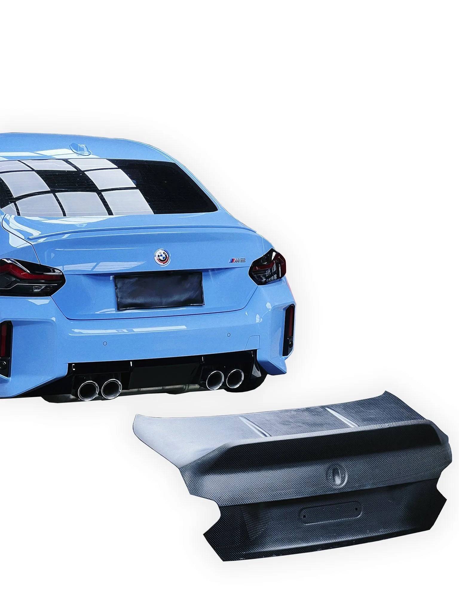 CSL Style Carbon Fiber Rear Trunk - BMW G87 M2
