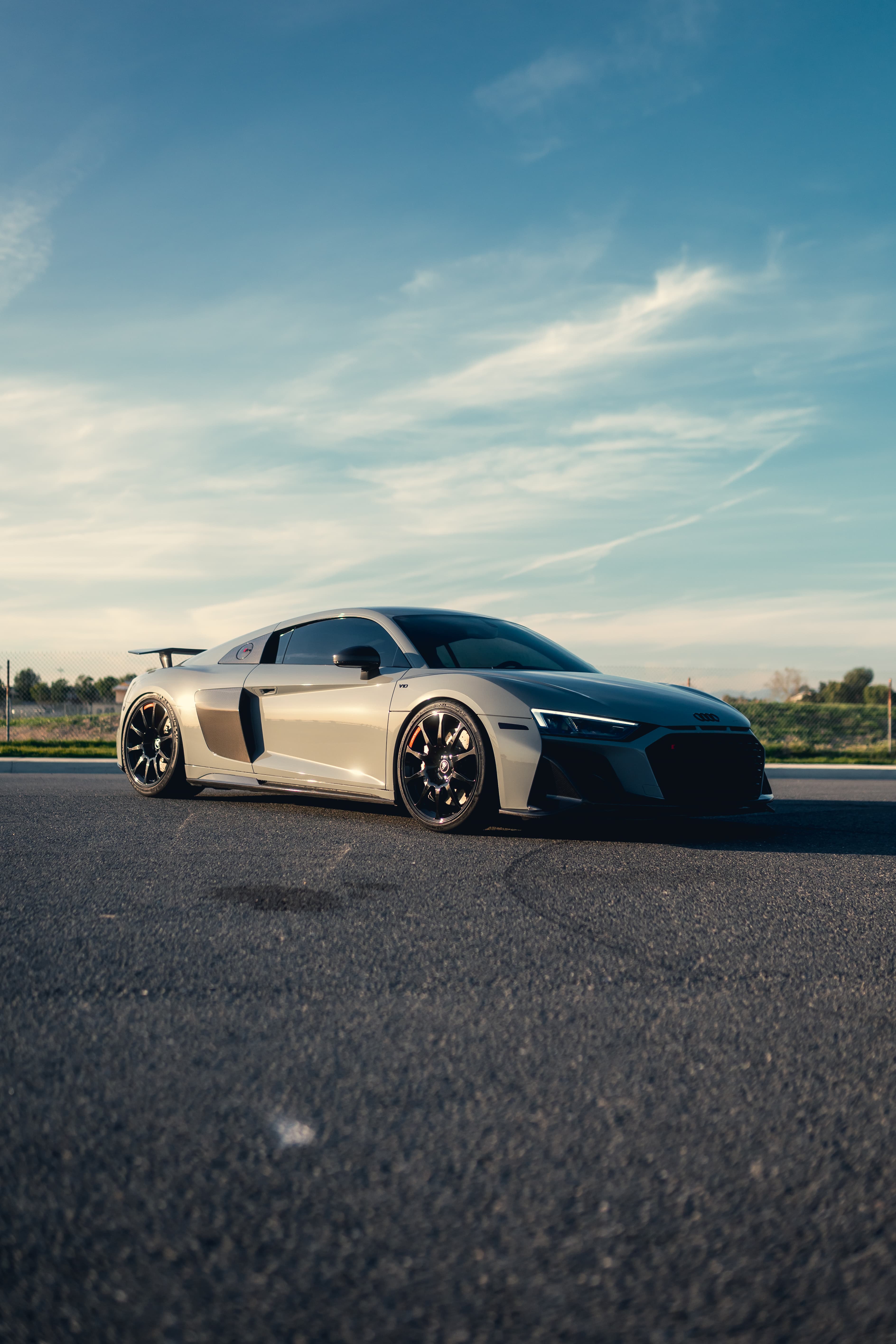 Capristo Style Carbon Fiber Front Lip - Audi R8 V10 Gen 2 Facelift