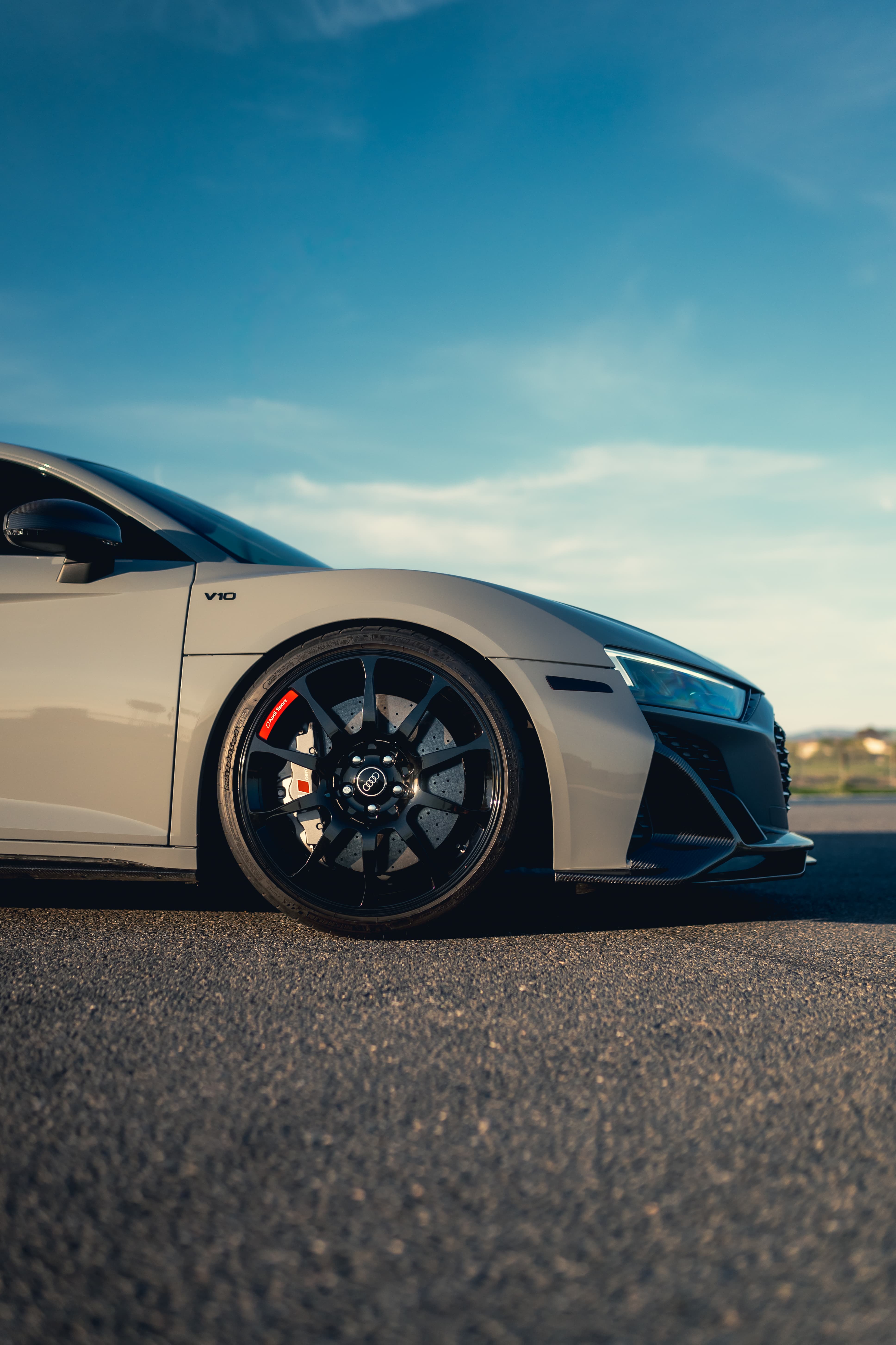 Capristo Style Carbon Fiber Front Lip - Audi R8 V10 Gen 2 Facelift