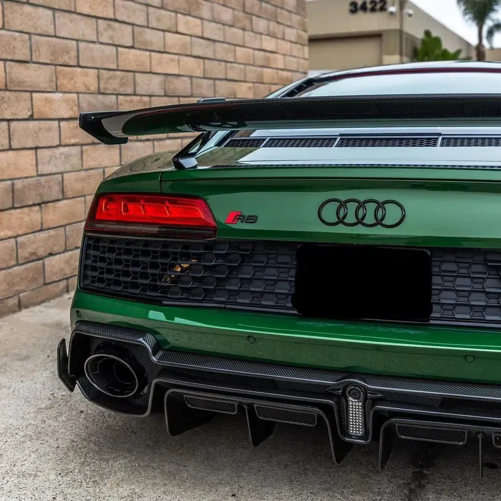 Capristo Style Carbon Fiber Rear Diffuser - Audi R8 V10 Gen 2 Facelift