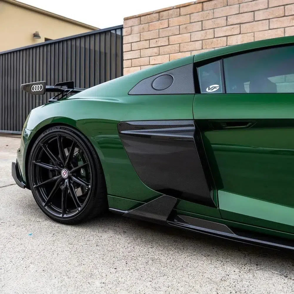 Capristo Style Carbon Fiber Side Skirts - Audi R8 V10 Gen 2 Facelift