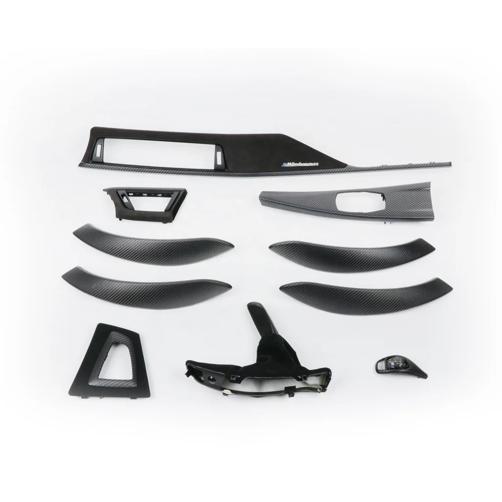 Carbon Fiber & Alcantara Dashboard & Interior Trim Set - BMW F30 3 Series & F32/F33/F36 4 Series