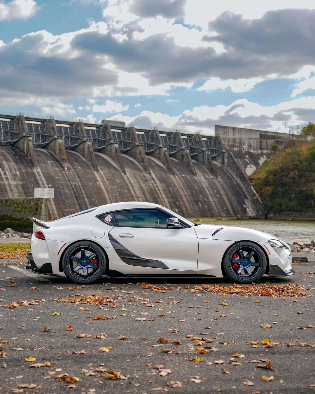 Carbon Fiber Door Fender Trim Set - Toyota A90 GR Supra