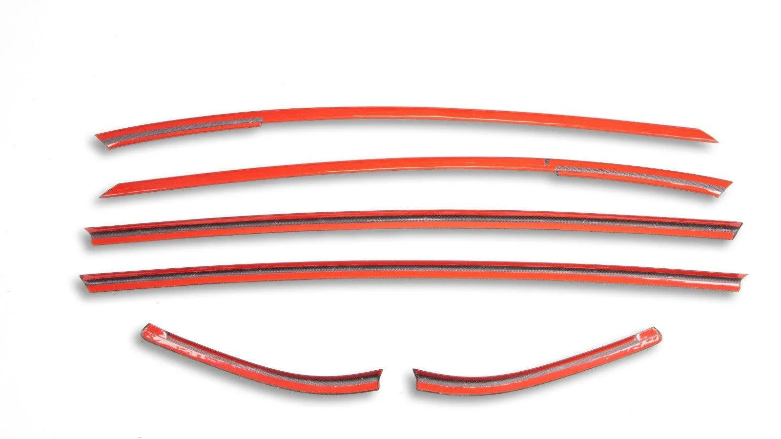 Carbon Fiber Door Window Molding Trim Set - Toyota A90 Supra