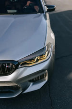Carbon Fiber Eyelid Headlight Trim - BMW F90 M5
