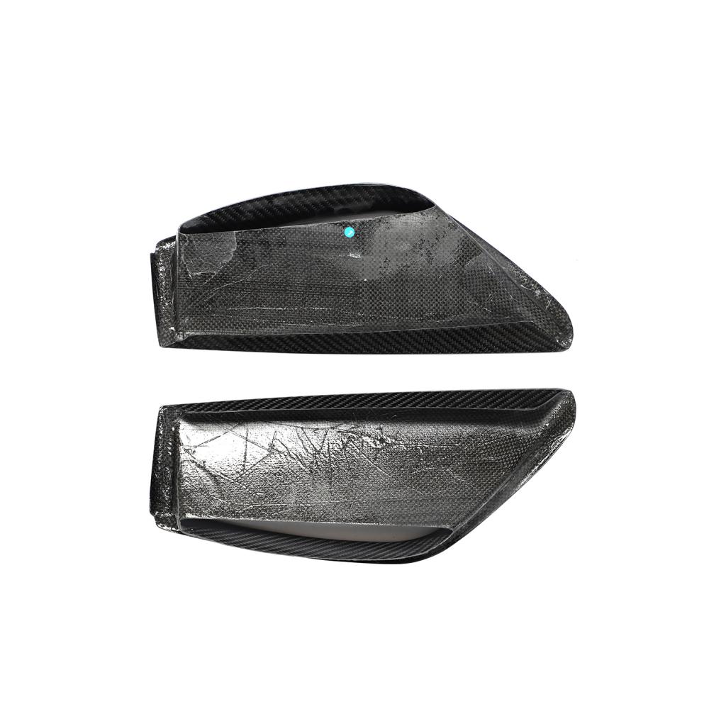 Carbon Fiber Front Bumper Air Vent Trims - Audi RS6 / RS7